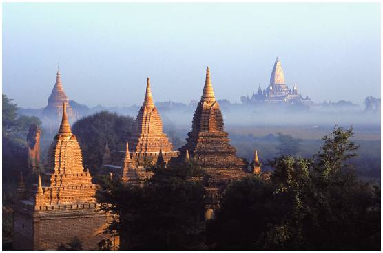 Sunset on Bagan, Myanmar
