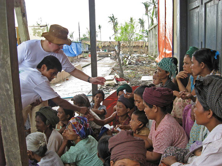 distribution de pillules pour st�rilisation de l'eau