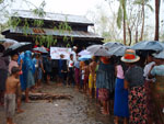 distribution nourriture dans le delta